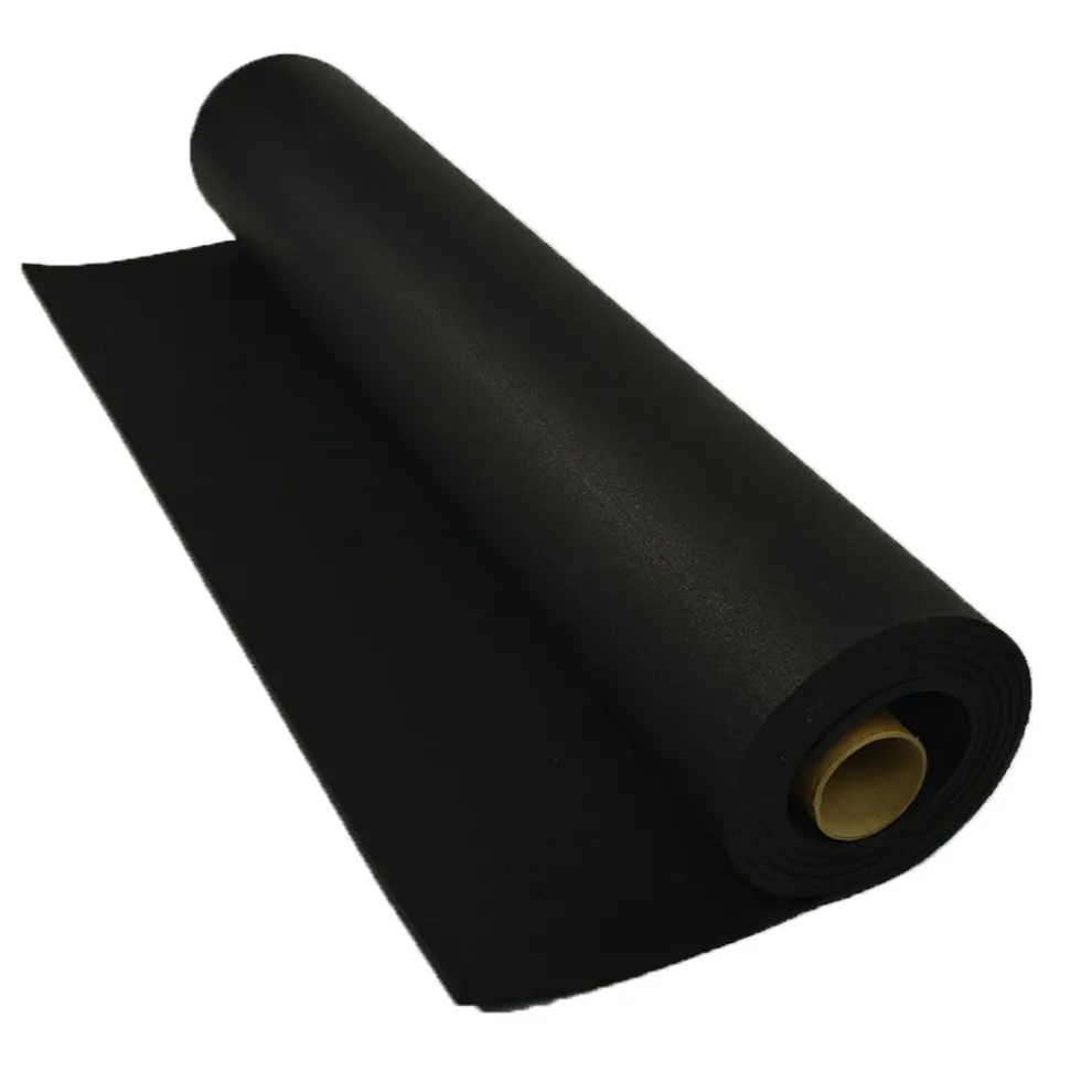 Rolled Rubber Pacific 3/8 Inch Black Per SF