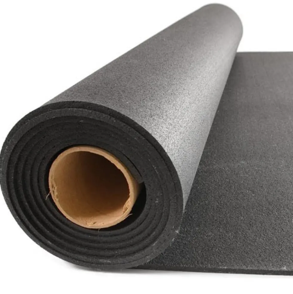 Rolled Rubber Sport West Roll Black 8 mm x 4x50 Ft.