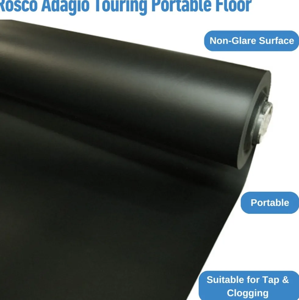 Rosco Adagio Touring Portable Floor Full Roll 5.25 x 101 Ft.