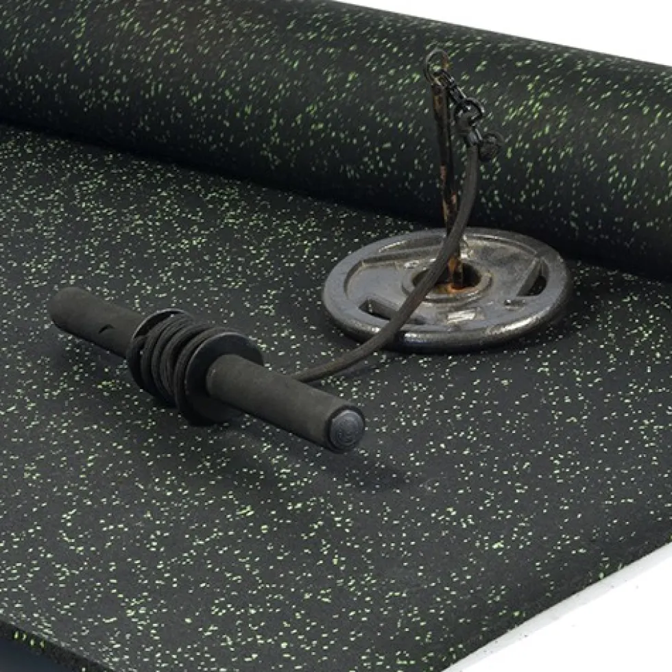 Rubber Flooring Roll Geneva 3/8 Inch 10% Premium Color Per SF