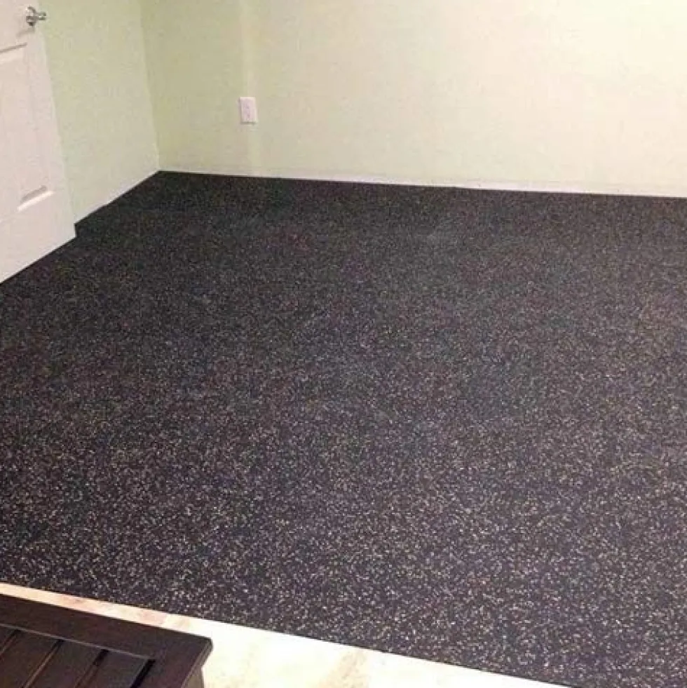 Rubber Flooring Roll Geneva 1/2 Inch 10% Standard Color Per SF