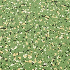 Rubber Flooring Tiles Nuclear 1/4 Inch x 3x3 Ft.