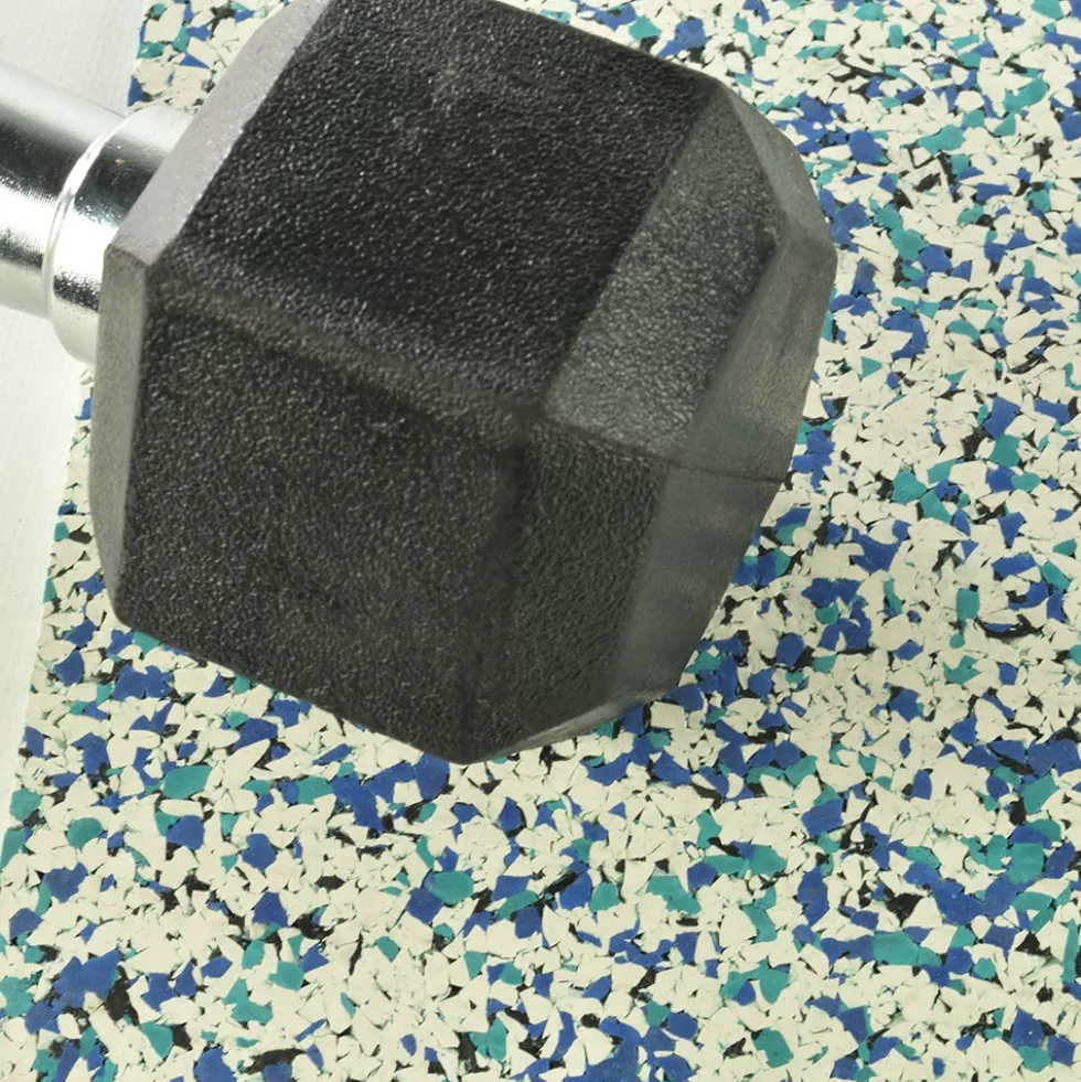 Rubber Flooring Tiles Nuclear 1/4 Inch x 3x3 Ft.