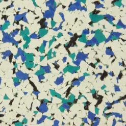 Rubber Flooring Tiles Nuclear 1/4 Inch x 3x3 Ft.