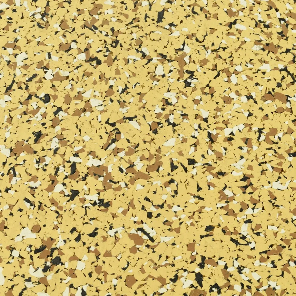 Rubber Flooring Tiles Nuclear 1/4 Inch x 3x3 Ft.