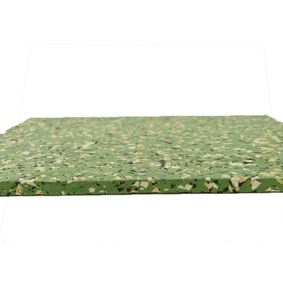Rubber Flooring Tiles Nuclear 1/4 Inch x 3x3 Ft.