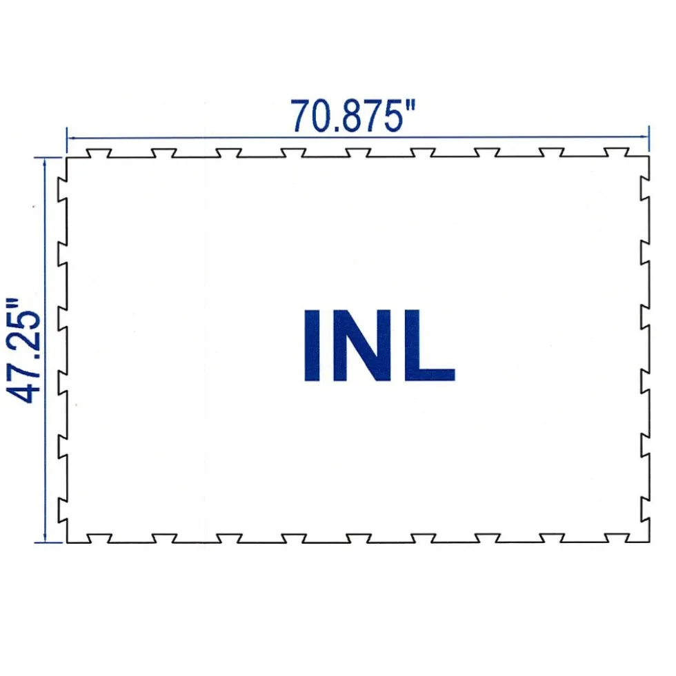 Rubber Horse Stall Mat Classic Interlocking 3/4 Inch x 4x6 Ft. Custom Per SF