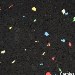 Rubber Tile Interlocking 10% Color CrossTrain 8 mm x 2x2 Ft. Pacific