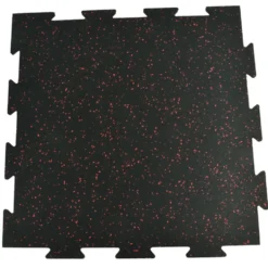 Rubber Tile Interlocking 10% Color 8 mm x 2x2 Ft. Pacific