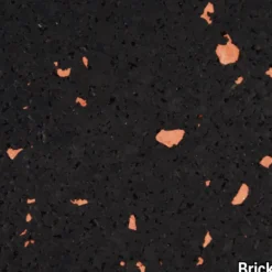 Rubber Tile Interlocking 10% Color 8 mm x 2x2 Ft. Pacific