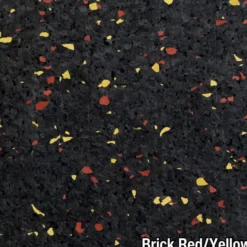Rubber Tile Interlocking 10% Color CrossTrain Custom 3/8 Inch x 2x2 Ft. Pacific
