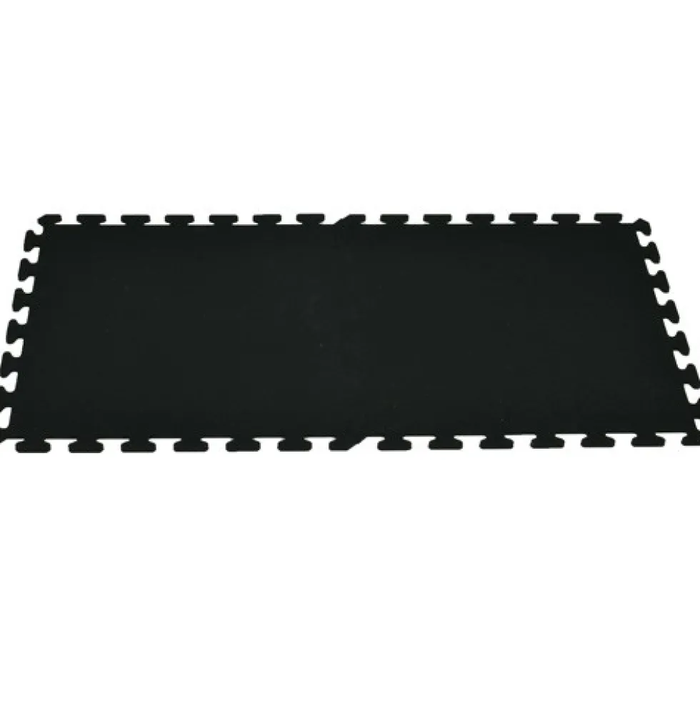 Rubber Tile Interlocking Sport 10% Blue 3/8 Inch x 2x2 Ft.