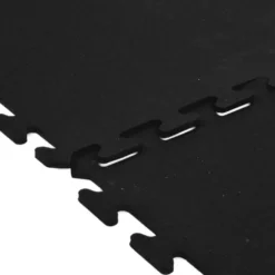 Rubber Tile Interlocking Sport West 10% Blue 3/8 Inch x 2x2 Ft.