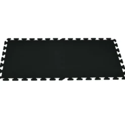 Rubber Tile Interlocking Sport West 10% Blue 3/8 Inch x 2x2 Ft.