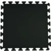 Rubber Tile Interlocking Sport West Black 3/8 Inch x 2x2 Ft.