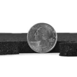 Rubber Tile Interlocking Sport West Black 3/8 Inch x 2x2 Ft.