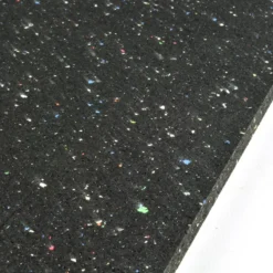 Rubber Tile Interlocks with Borders Regrind 8mm 25x25 Inches Pacific