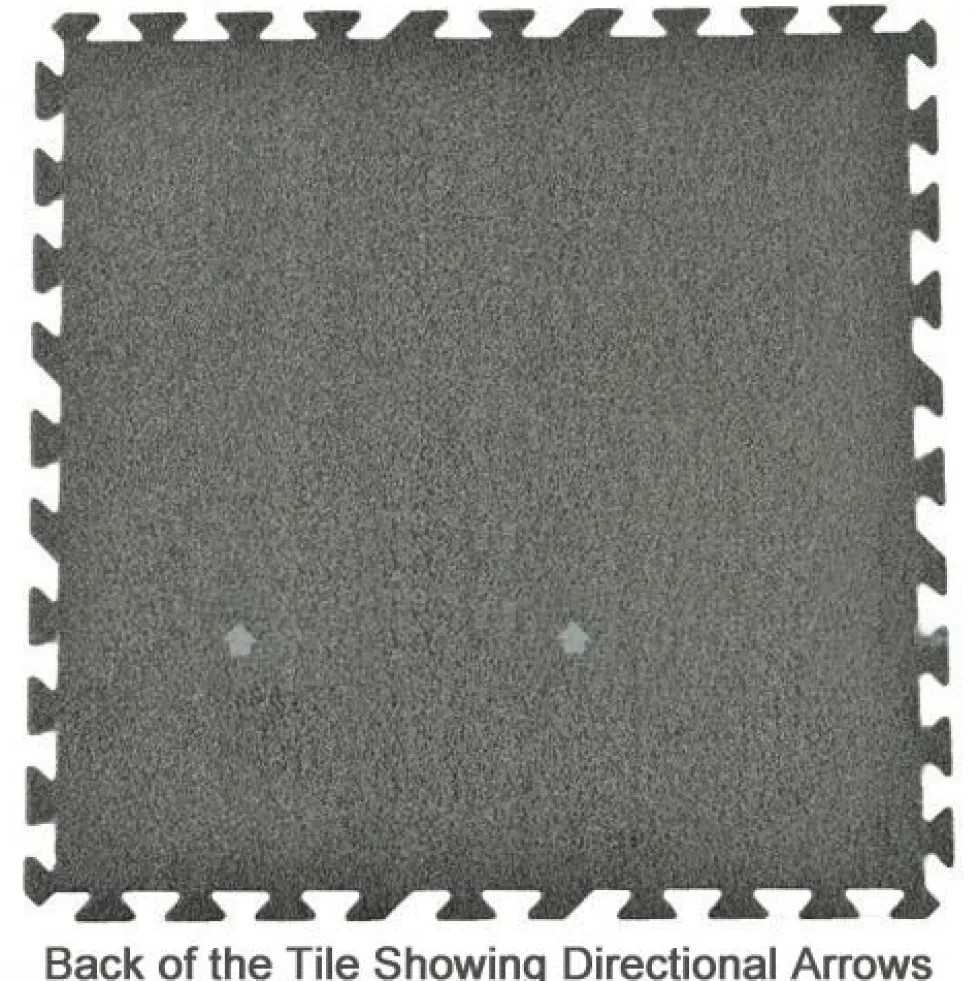 Rustic Wood Grain Trade Show Tile - Beveled Edges 1/2 Inch x 10x10 Ft.