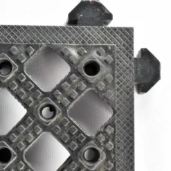 Safety Matta Perforated Black 1 Inch x 20x20 Inches