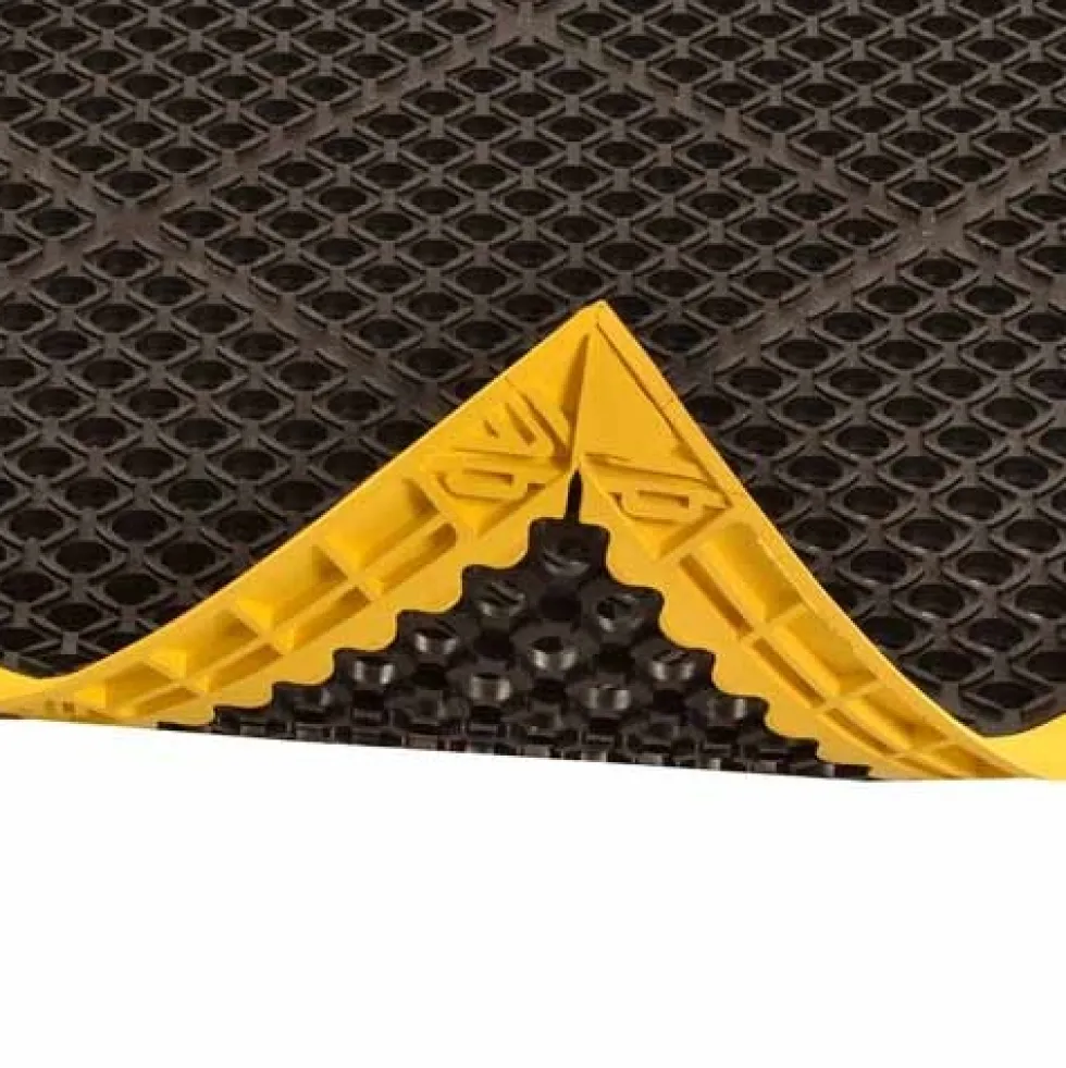 Safety Stance 3-Side Rubber Anti-Fatigue Mat 7/8 x 38x64 Inch