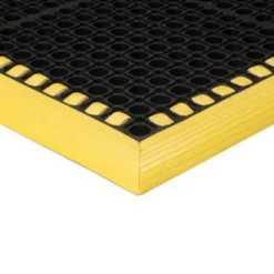 Safety TruTread Perforated Fatigue Mat 4-Sided GritTuff 28x40 Inches