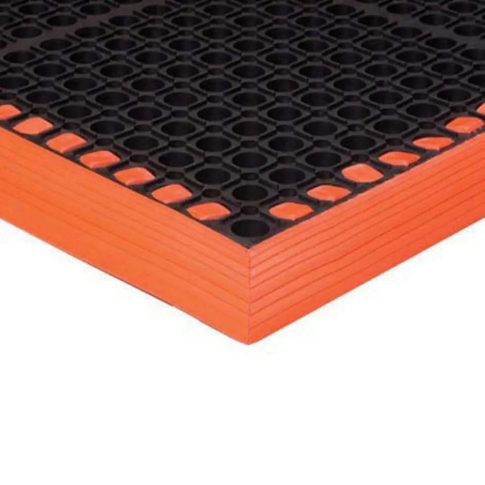 Safety TruTread Perforated Fatigue Mat 3-Sided 26x40 Inches
