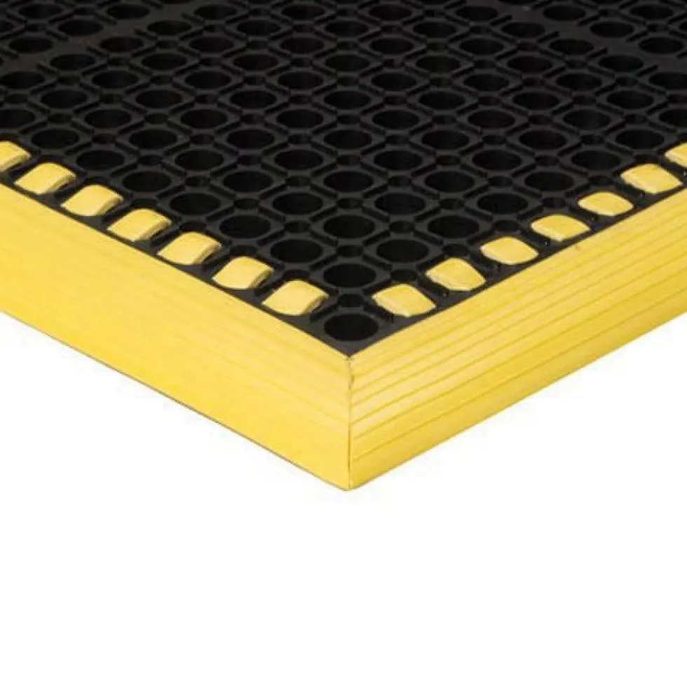 Safety TruTread Perforated Fatigue Mat 4-Sided 40x124 Inches