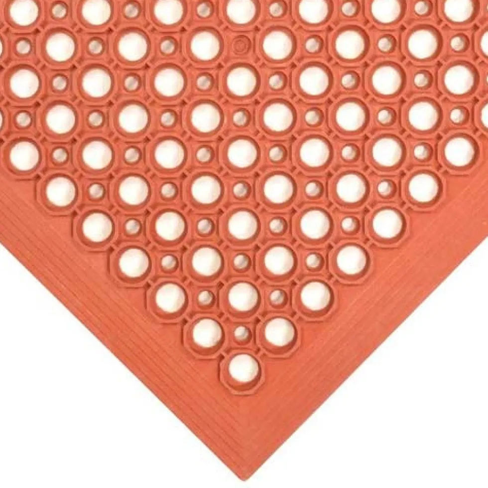 SaniTop Anti-Fatigue Mat Rubber Red 1/2 Inch x 3x10 Ft.