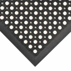 SaniTop Anti-Fatigue Mat Rubber Black 1/2 Inch x 3x20 Ft.