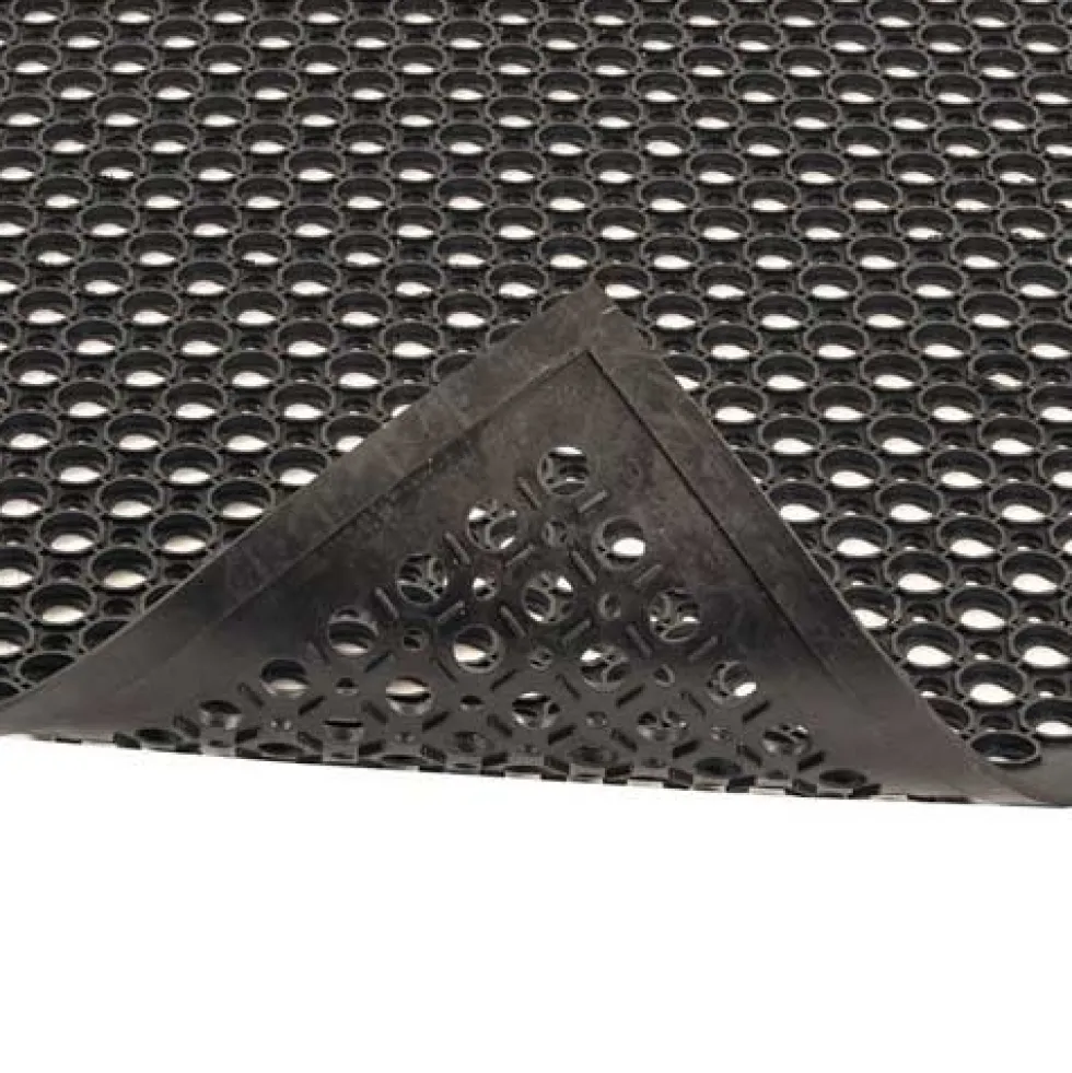 SaniTop Anti-Fatigue Mat Rubber Black 1/2 Inch x 3x20 Ft.