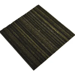 Scraper Recycled Tire Rubber Floor Tiles 3/8 Inch x 11.5x11.5 Inches Case of 25