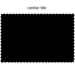 Smooth Top Horse Stall Interlocking Center Mat 3/4 Inch x 4x6 Ft.