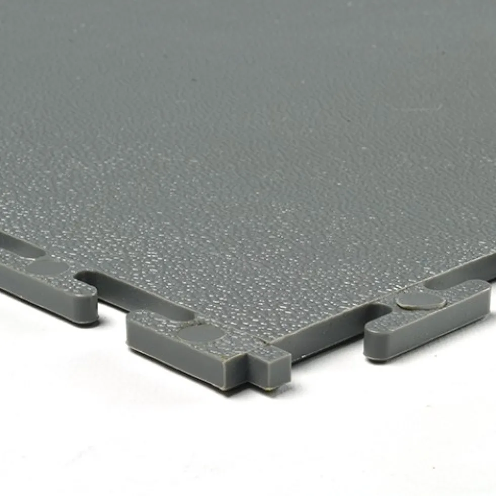 Smooth Top PVC Interlocking Grays Ever 1/4 Inch x 19.625x19.625 Inch Tile