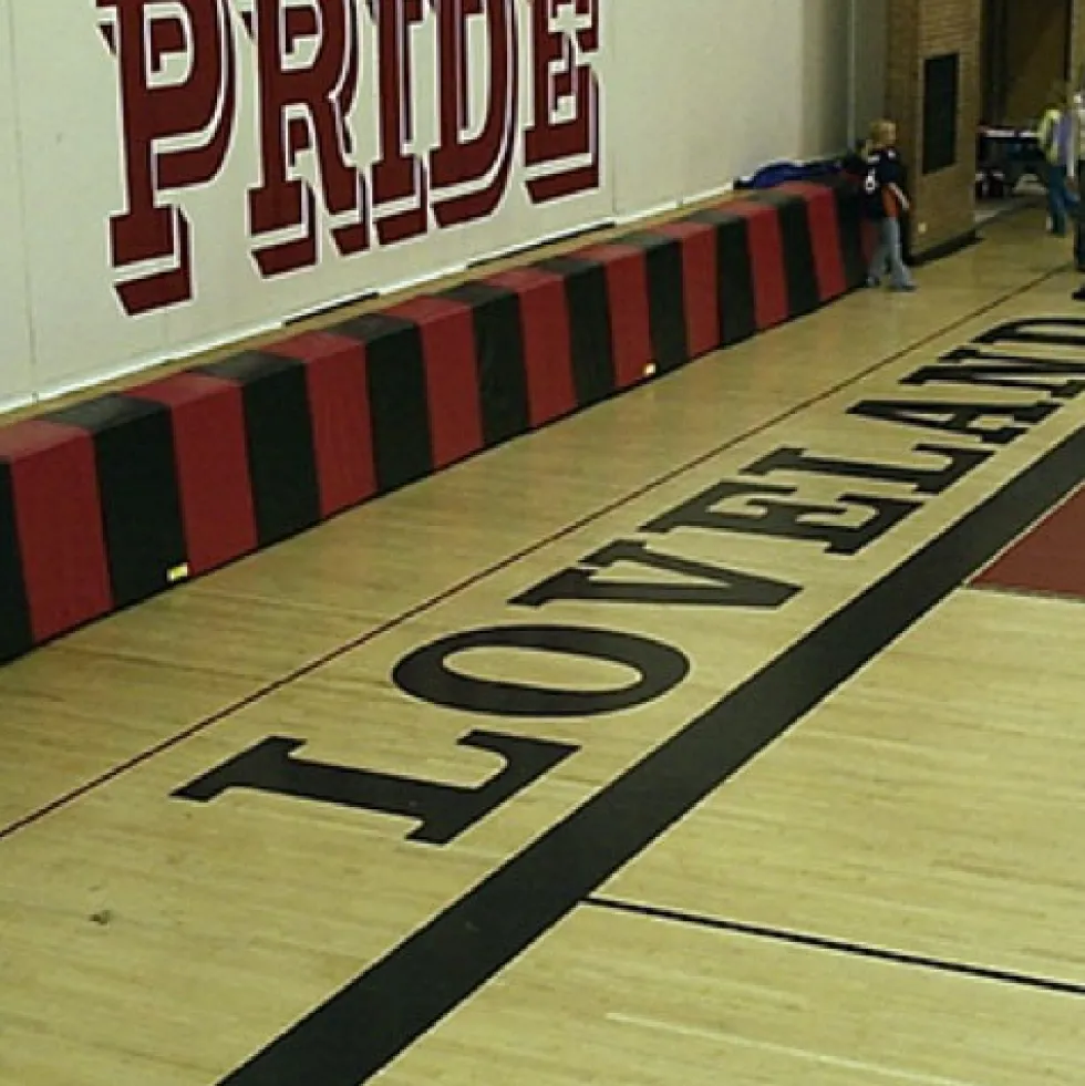 Stage Mats with Hook and Loop Attachment and Graphics Per SF