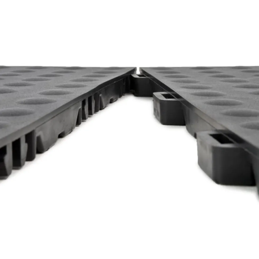 StayLock Tile Bump Top Black 9/16 Inch x 1x1 Ft.