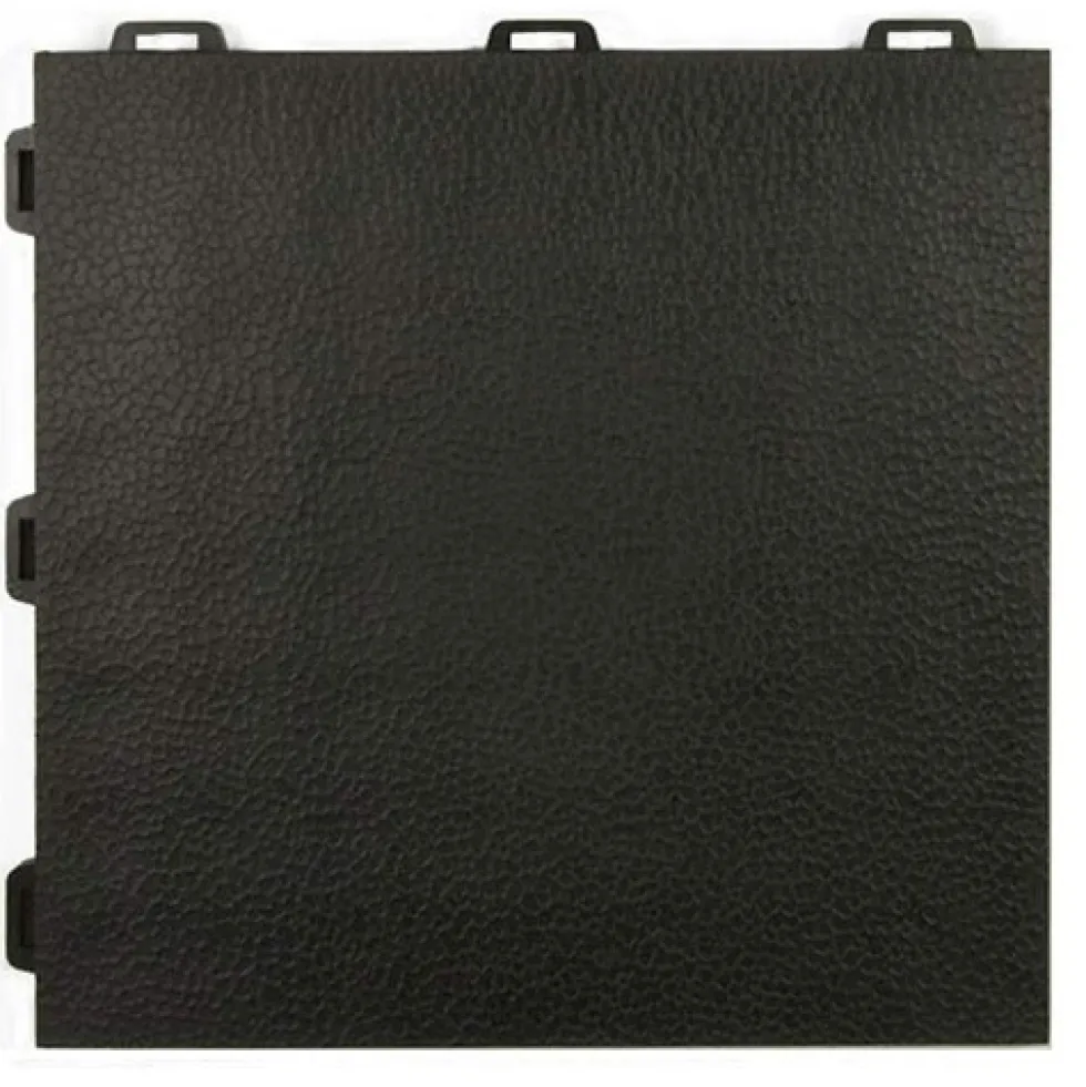 StayLock Tile Orange Peel Black 9/16 Inch x 1x1 Ft.