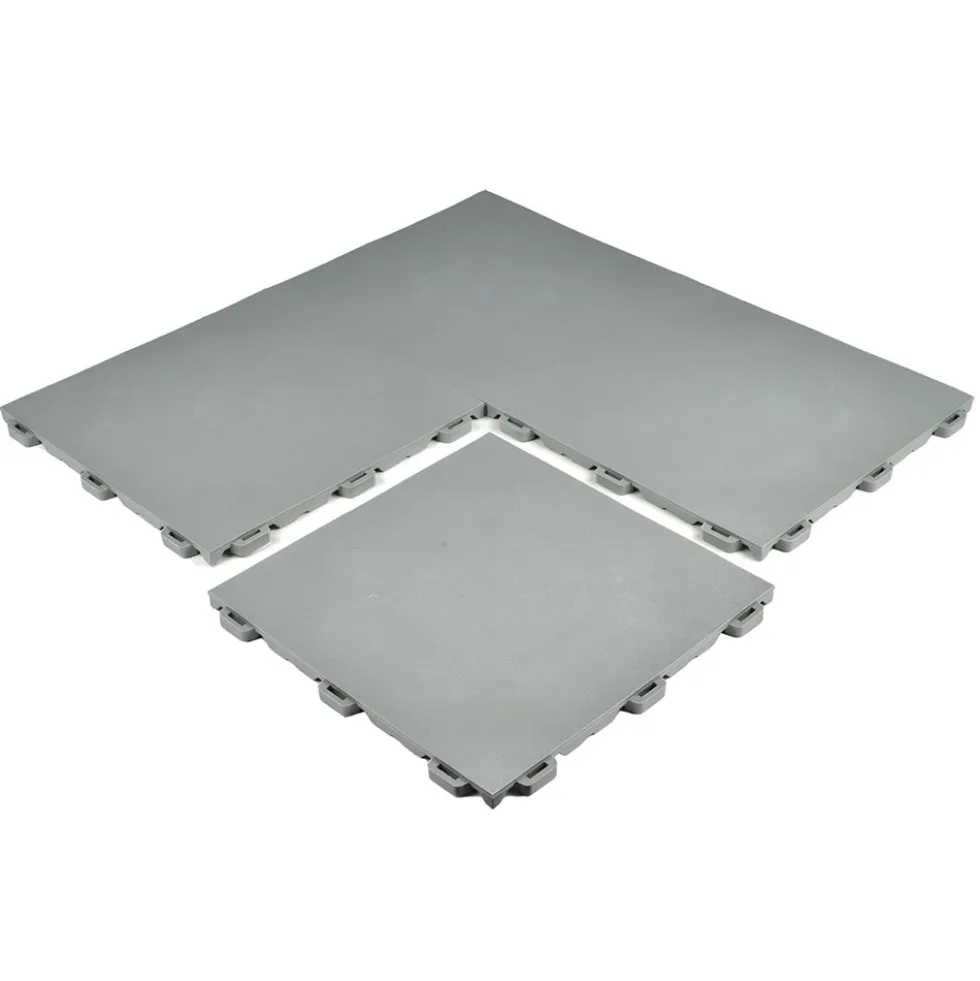 StayLock Tile Orange Peel Gray 9/16 Inch x 1x1 Ft.