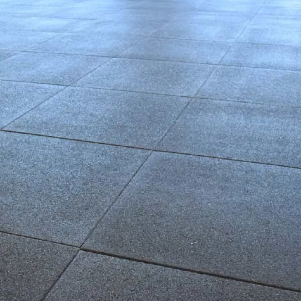 Sterling Playground Tile Black 3.25 Inch x 2x2 Ft.