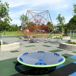 Sterling Playground Tile Black 5 Inch x 2x2 Ft.