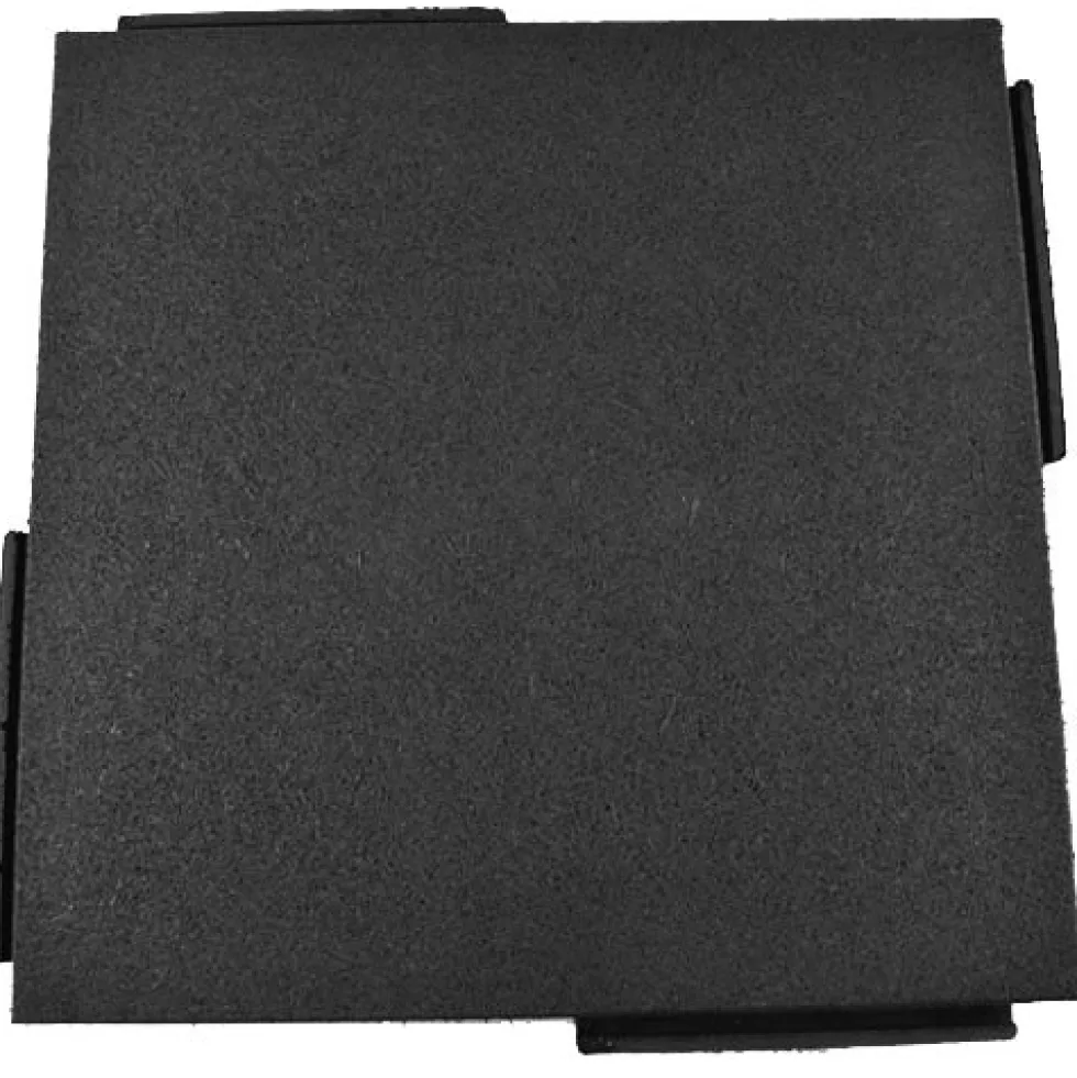 Sterling Playground Tile Black 5 Inch x 2x2 Ft.