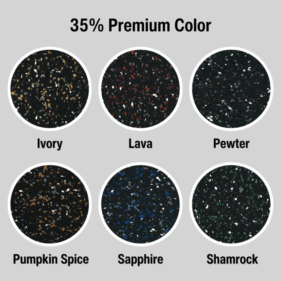 Sterling Playground Tile 35% Premium Colors 5 Inch x 2x2 Ft.