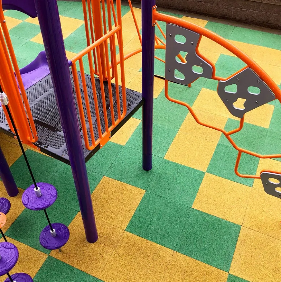 Sterling Playground Tile 95% Premium Colors 3.25 Inch x 2x2 Ft.