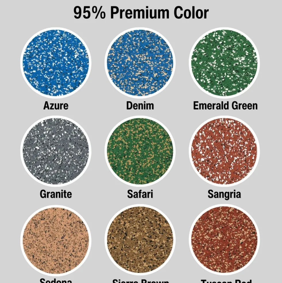 Sterling Playground Tile 95% Premium Colors 3.25 Inch x 2x2 Ft.