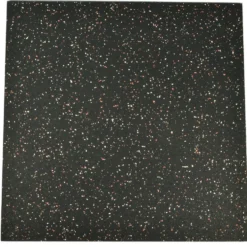Straight Edge Tile 10% Color CrossTrain 1/4 Inch x 2x2 Ft. Pacific