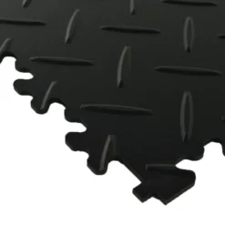 SupraTile Diamond Pattern Black/Grays 4.5 mm x 20x20 Inches Case of 12
