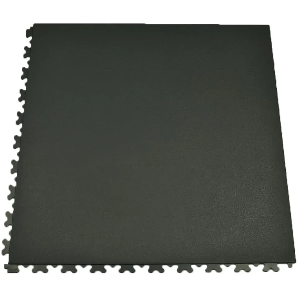SupraTile Hidden Leather Black/Grays 5.5 mm x 20x20 Inches Case of 10