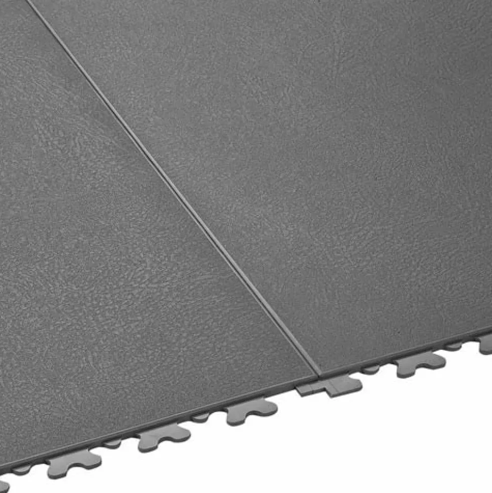 SupraTile Hidden Leather Black/Grays 7 mm x 20x20 Inches Case of 10