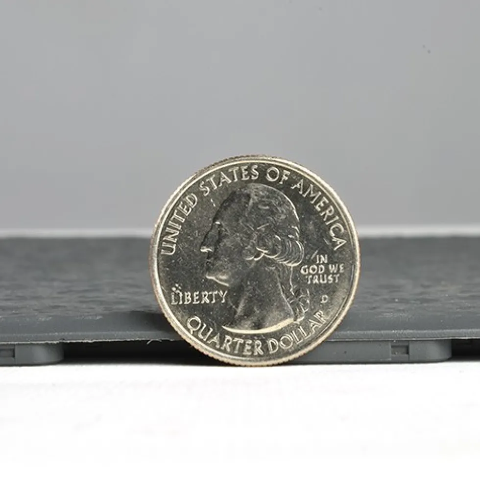 SupraTile Hidden Slate Black/Grays 5.5 mm x 18x18 Inches Case of 6
