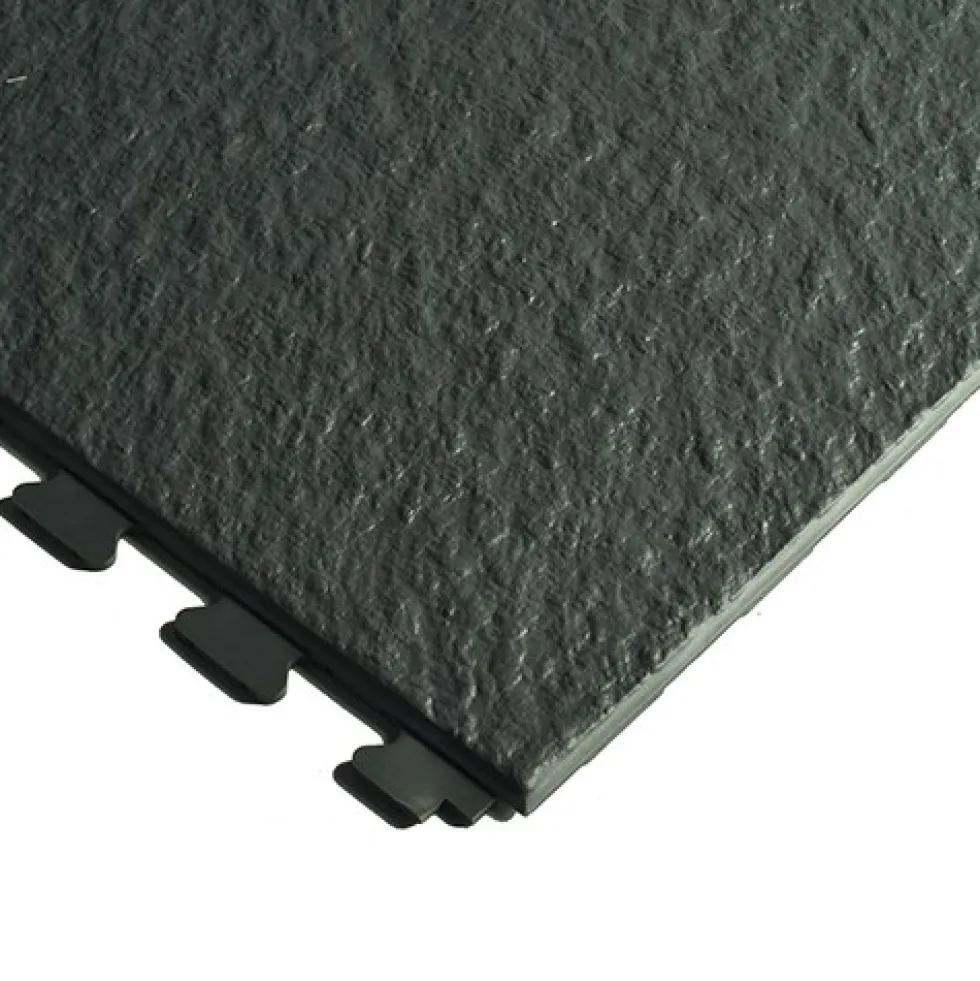 SupraTile Hidden Slate Black/Grays 5.5 mm x 18x18 Inches Case of 6