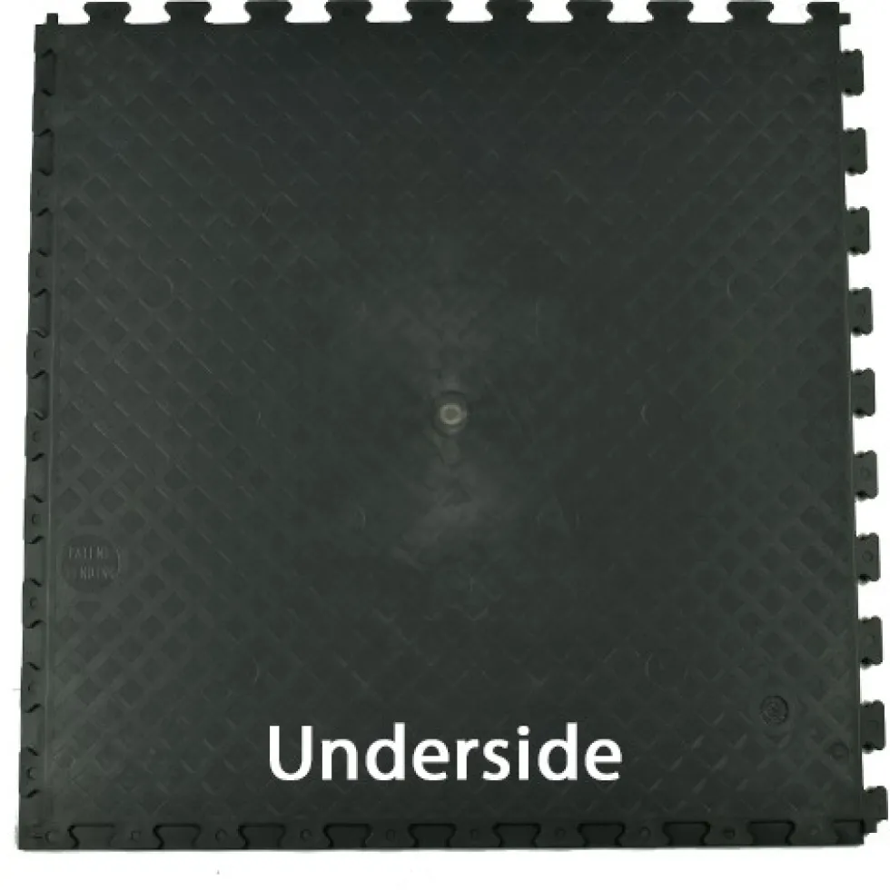 SupraTile Hidden Slate Black/Grays 5.5 mm x 18x18 Inches Case of 6